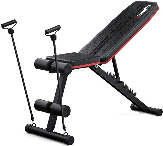 Homfio Adjustable Strength Training Workout Bench