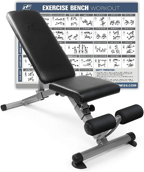 Ritfit Adjustable Strength Training Weight Bench