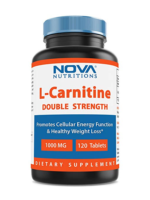 Nova Nutritions L-Carnitine 1000mg Tablets