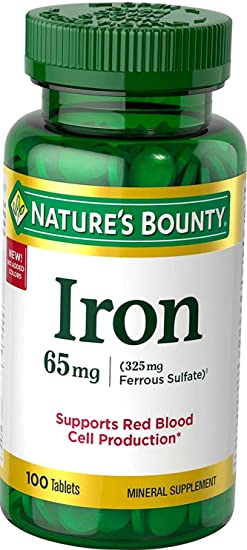 Nature’s Bounty Iron Supplements